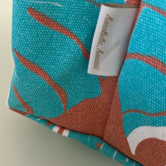 Hawaiian Tropical Print Canvas Tote Bag - Picture 3 of 5